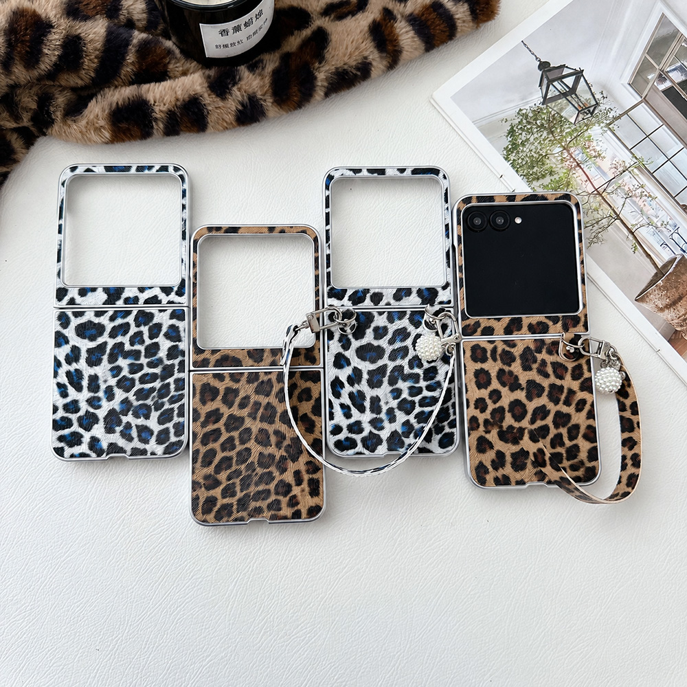 Women'S Accessories For Suit - Складной чехол-флип с леопардовым принтом для