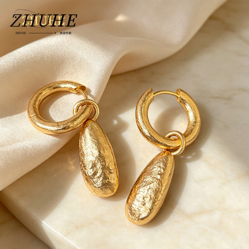 Women'S Accessories Accessorize - Винтажные матовые текстурированные серьги-кольца, ювелирные аксессуары
