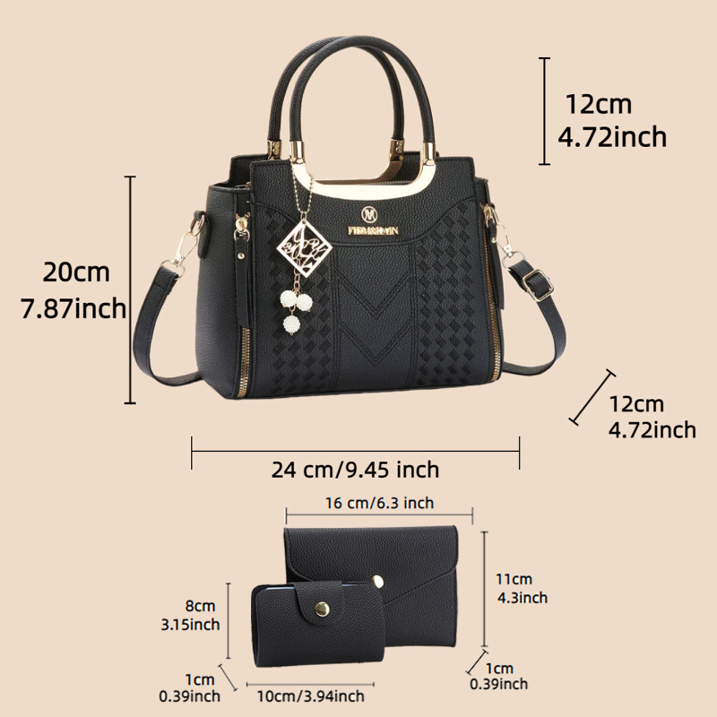 Набор из 3-х сумок из искусств – обзор и цена Women'S Accessories For Suit