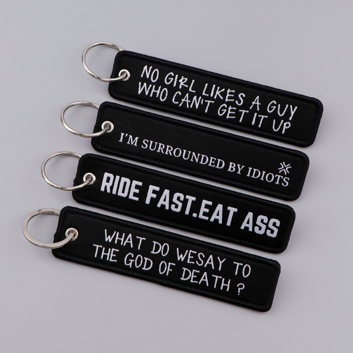 Брелоки с вышивкой и надписями – обзор и цена Women Accessories Quotes
